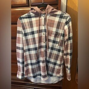 Eden & Olivia hooded flannel